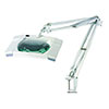 CAPG012W Magnifying table lamp with fluorescent light and clamp and with 2.25 times magnifier